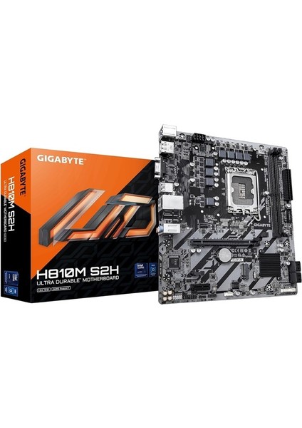 Gıgabyte H810M-S2H 2x Ddr5 Dp/hdmı/vga 1x M.2 Usb3.2 1851P Anakart