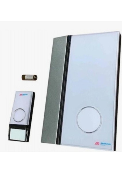 WA-628 Kapı Zili (32 Melodi) Beyaz Kablosuz 100MT