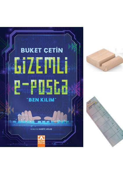 Gizeml*i E Posta - Ben Kilim - / Buket Çetin / 5-6-7-8. Sınıf / 10-13 Yaş Hikaye+Tablet Tutucu