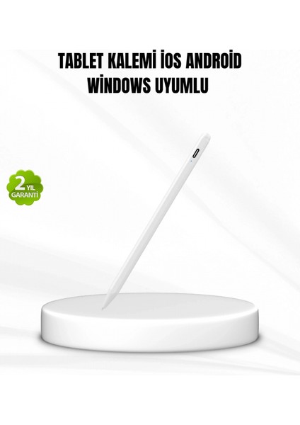 Akıllı Dokunmatik Kalem – Type-C Şarjlı, Manyetik, Apple Pencil Alternatifi Stylus Pen