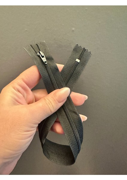 35X2 cm Siyah Fermuar