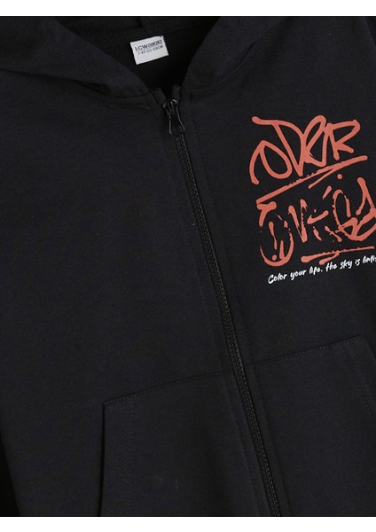 Yeni Sezon Kapüşonlu Erkek Çocuk Fermuarlı Sweatshirt fiyatları