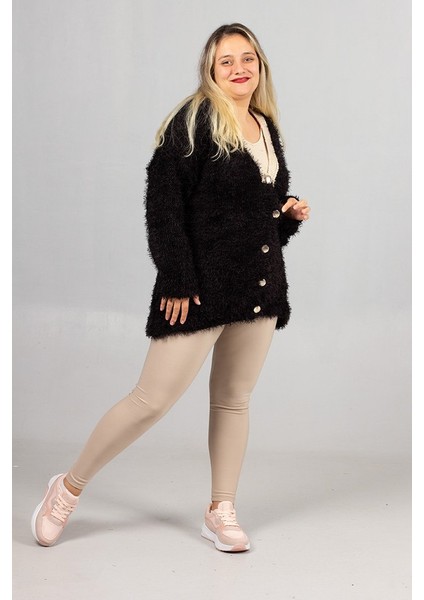 Sakallı Triko Oversize Hırka – Yumuşacık Doku, Rahat Oversize Kalıp, Şık Kış Stili modelleri