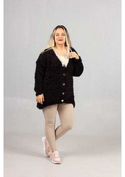 Sakallı Triko Oversize Hırka – Yumuşacık Doku, Rahat Oversize Kalıp, Şık Kış Stili indirimleri