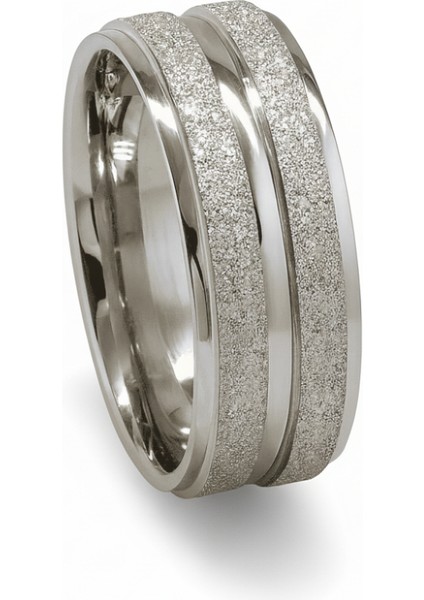 Gümüş Renk Modern Tasarım 316L Kalite Paslanmaz Kadın Çelik Yüzük Alyans - 18 Ölçü fırsatları