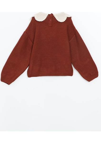 Yeni Sezon Bebe Yaka Kız Çocuk Triko Kazak fiyatları