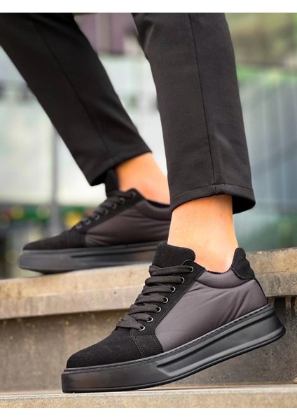 Nrtmsa KB-046 Kuback Siyah Paraşüt Siyah Yüksek Taban Günlük Spor Ayakkabı (Numara: 41) fırsatları