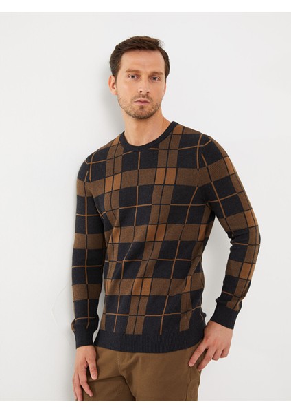 Yeni Sezon Bisiklet Yaka Uzun Kollu Ekose Erkek Triko Kazak fiyatları