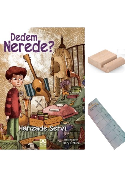 Dedem Nerede / Hanzade Servi / 5. ve 6. Sınıf / 10-12 Yaş Hikaye+Tablet Tutucu+Takip Ayracı