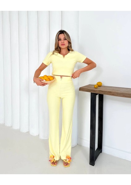 V Aksesuarlı Ottoman Takım Sarı S255850 indirimleri