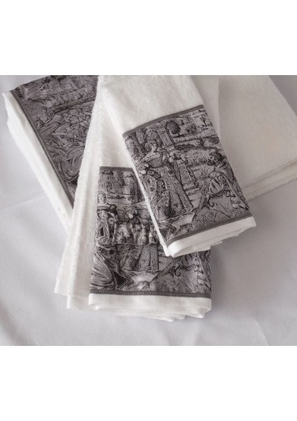 Goblen Koleksiyonu Micro Bambu, Beyaz Renk, Özel Paketli Havlu Seti fiyatları