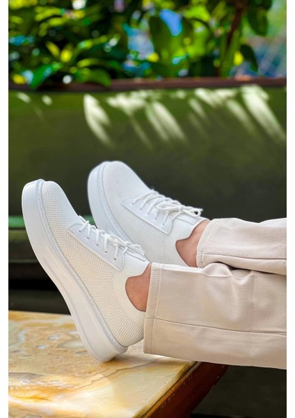 Nrtmsa KB-116 Kuback Beyaz Bağcıklı Triko Günlük Erkek Ayakkabı (Numara: 41) modelleri