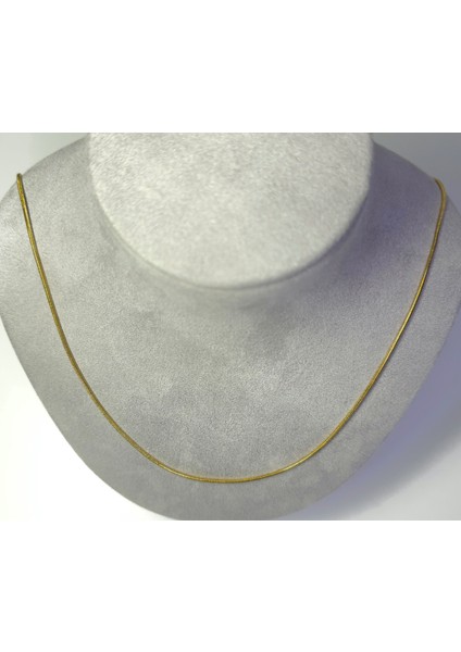 Çelik Ince Yılan Zincir Kolye Kararmaz Altın Rengi Tekli Lüks Takı fiyatları