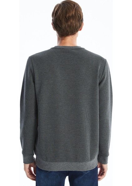 Yeni Sezon Bisiklet Yaka Uzun Kollu Baskılı Erkek Sweatshirt fırsatları