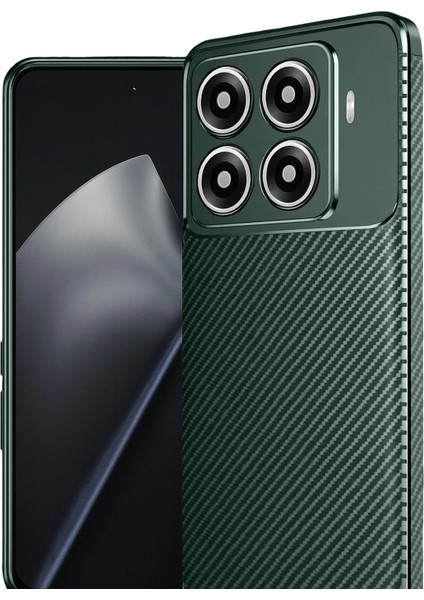 Xiaomi Mi 15T Pro Kılıf Karbon Görünümlü Silikon Azn-Negro fiyatları