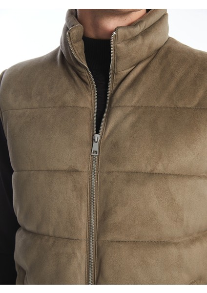 Yeni Sezon Slim Fit Dik Yaka Erkek Şişme Yelek modelleri