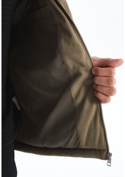 Yeni Sezon Slim Fit Dik Yaka Erkek Şişme Yelek fırsatları