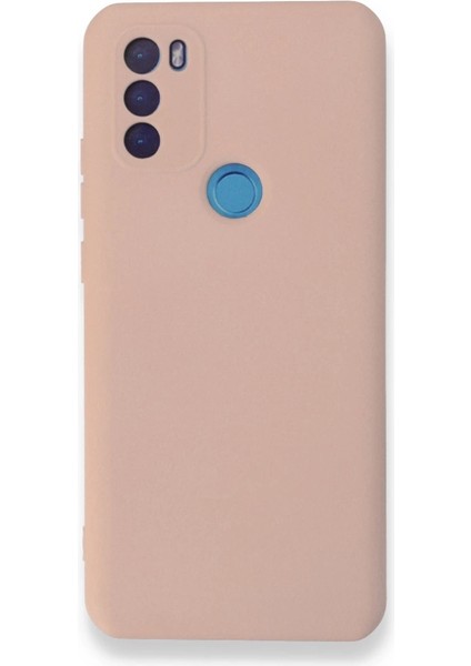 General Mobile Gm 21 Plus Kılıf Nano Içi Kadife Silikon - Pudra