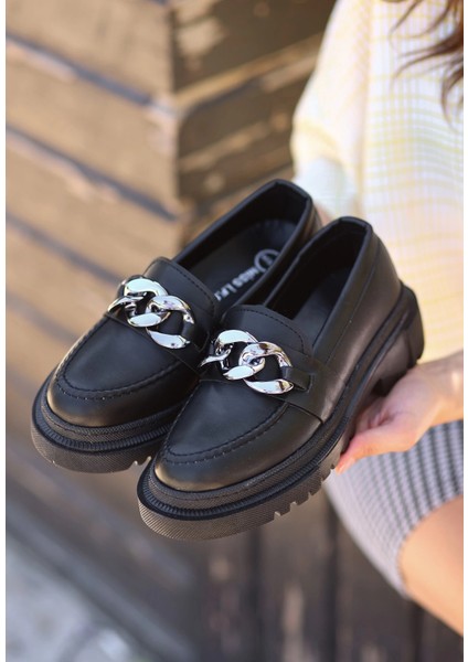 Biga Siyah Cilt Ayakkabı