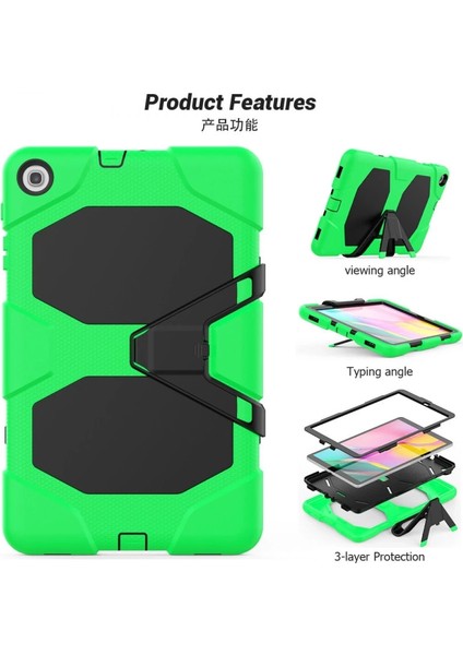 Samsung Galaxy T510 Tab A 10.1 Kılıf Griffin Tablet Kapak - Yeşil modelleri