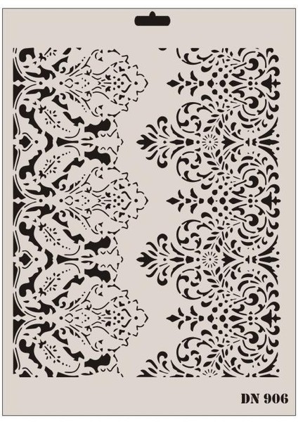 Rich Dantel Seri DN-906 Stencil 35X25 cm