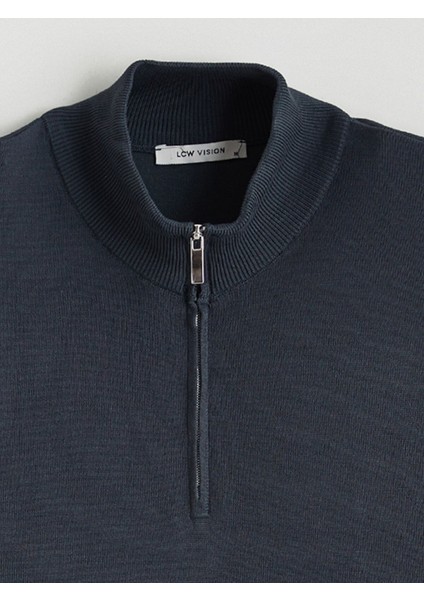 Yeni Sezon Fermuarlı Dik Yaka Erkek Triko Kazak fiyatları