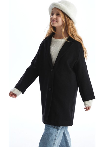 Yeni Sezon Kız Çocuk Kaşe Kaban