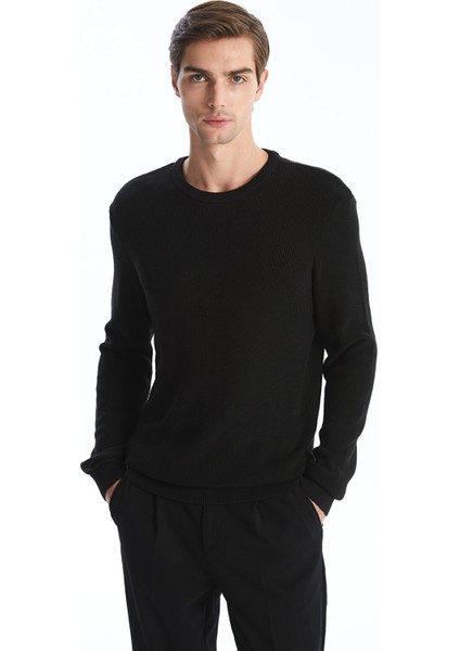 Yeni Sezon Bisiklet Yaka Erkek Triko Kazak