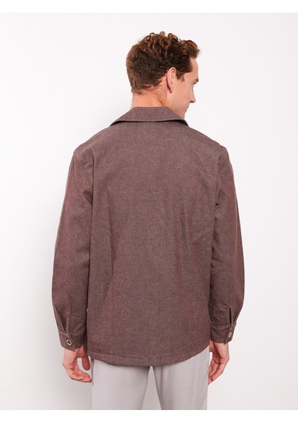 Yeni Sezon Rahat Kalıp Uzun Kollu Gabardin Erkek Gömlek Ceket fırsatları