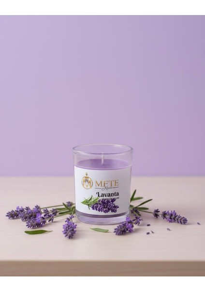 Lavanta Aromalı Mum