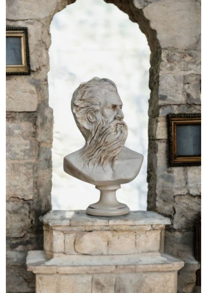 Dekoratif Poseidon Büst