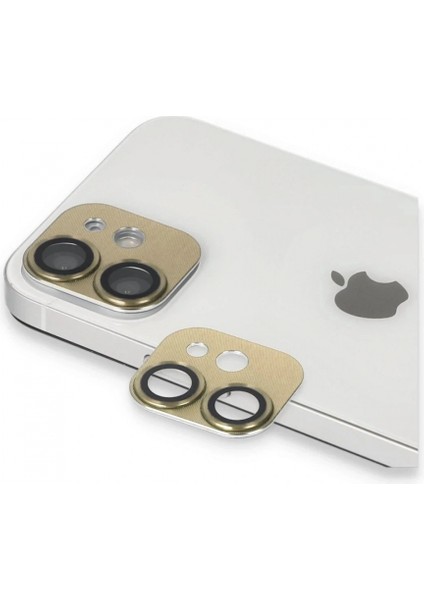 Ieg iPhone 11 Pers Alüminyum Kamera Lens - Gold