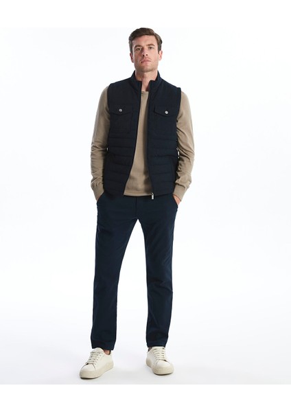 Yeni Sezon Standart Kalıp Dik Yaka Erkek Triko Yelek fiyatları