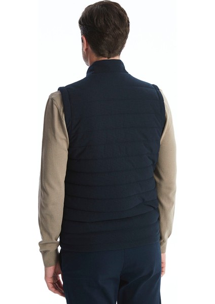 Yeni Sezon Standart Kalıp Dik Yaka Erkek Triko Yelek indirimleri