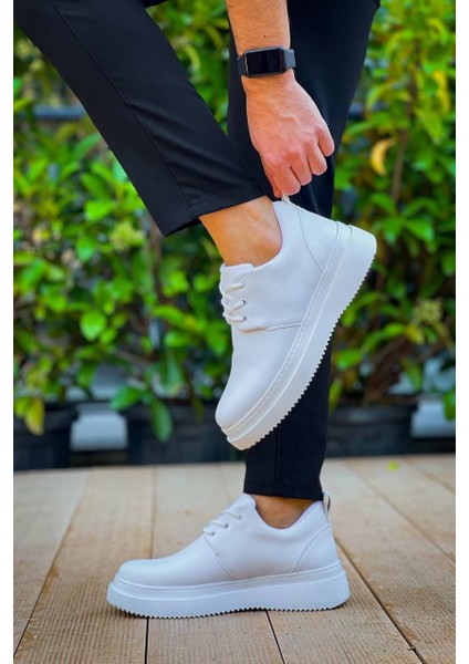 Nrtmsa Kb-X3 Kuback Beyaz Cilt Bağcıklı Günlük Erkek Ayakkabı (Numara: 41) modelleri