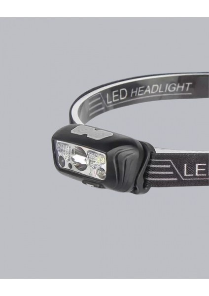 Şarjlı LED Kafa Feneri | 4 Modlu Akıllı Sensörlü Far | Su Geçirmez Ipx5 Kamp ve Balıkçı Lambası indirimleri