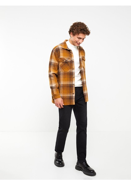 Yeni Sezon Rahat Kalıp Uzun Kollu Erkek Oduncu Gömlek Ceket fiyatları