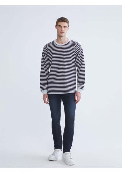 Yeni Sezon Bisiklet Yaka Çizgili Erkek Triko Kazak fiyatları