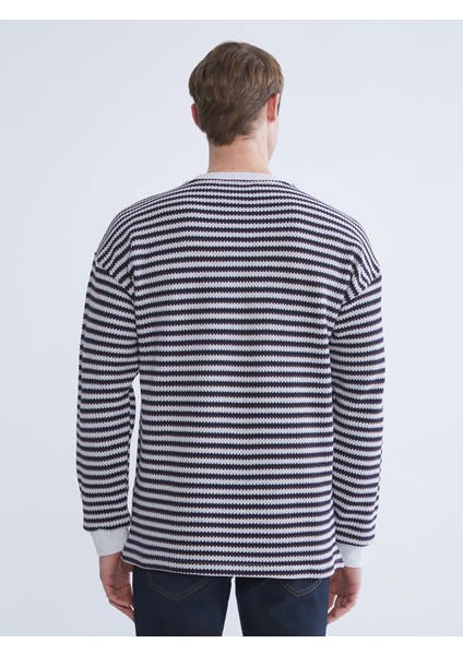 Yeni Sezon Bisiklet Yaka Çizgili Erkek Triko Kazak fırsatları