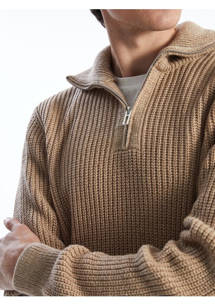 Yeni Sezon Dik Yaka Uzun Kollu Erkek Triko Kazak modelleri