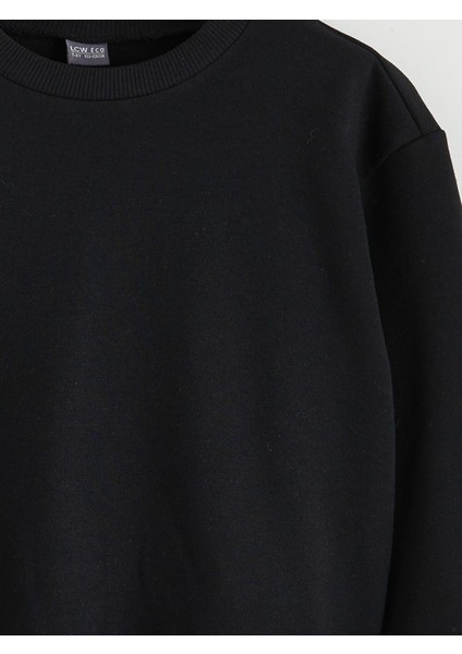 Yeni Sezon Bisiklet Yaka Kız Çocuk Sweatshirt modelleri