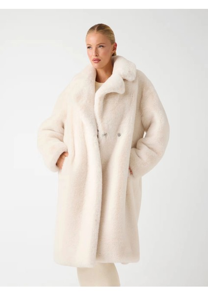 Vanna Kadın Beyaz Kürk W5BL95WJ110-F0D9