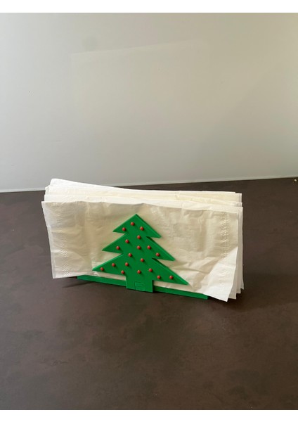 Yılbaşı Konsepti Çam Ağacı Peçetelik modelleri