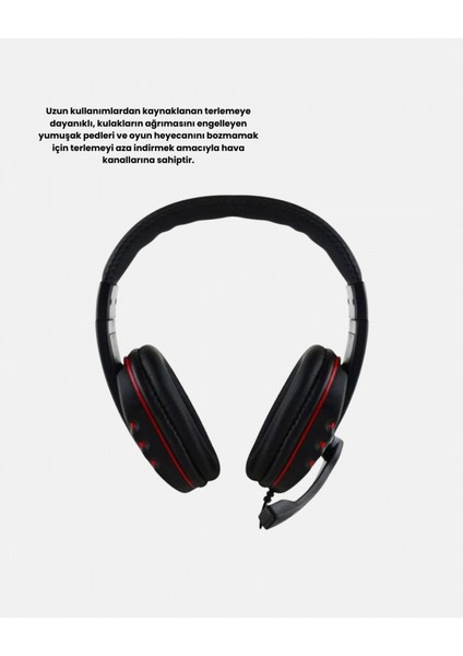 Rahat ve Dayanıklı Mikrofonlu Oyun Kulaklığı – Stereo Ses, Ayarlanabilir Kafa Bandı indirimleri