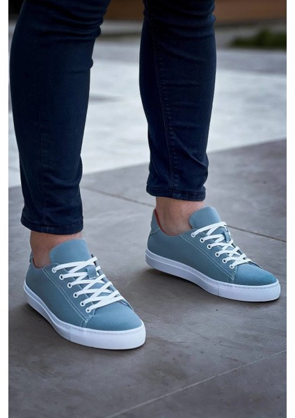 Nrtmsa KB-122 Kuback Bebe Mavi Süet Yüksek Taban Bağcıklı Günlük Erkek Ayakkabı (Numara: 40) modelleri