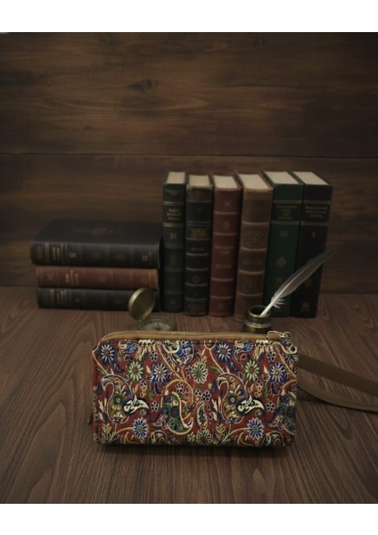 Otantik Mozaik Desen Cüzdan ve Omuz Çantası fiyatları
