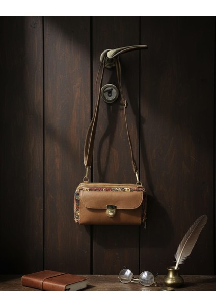 Otantik Mozaik Desen Cüzdan ve Omuz Çantası modelleri