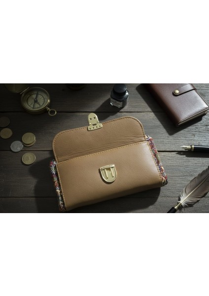 Otantik Mozaik Desen Cüzdan ve Omuz Çantası fırsatları