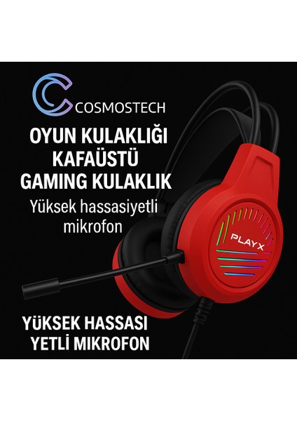 G1 Rgb Işıklı Kafaüstü Gaming Kulaklık – 3.5mm Jack, Ergonomik Mikrofon, Ps5 – Ps4 – Pc – Xbox – Switch Uyumlu fiyatları