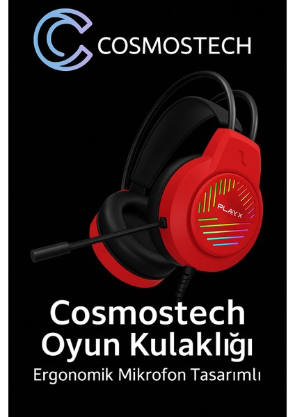 G1 Rgb Işıklı Kafaüstü Gaming Kulaklık – 3.5mm Jack, Ergonomik Mikrofon, Ps5 – Ps4 – Pc – Xbox – Switch Uyumlu indirimleri